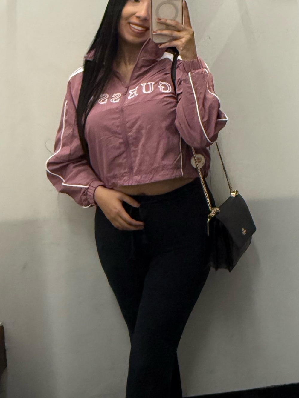 GUESS cropped windbreaker